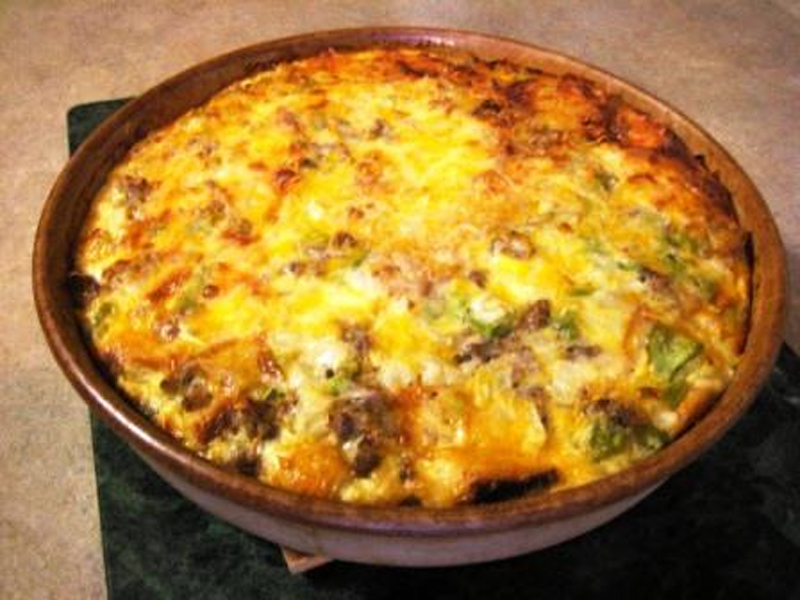 Colorful Egg Casserole Colorful Egg Casserole picture