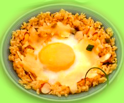 Eggs in Rice Nests Eggs in Rice Nests picture