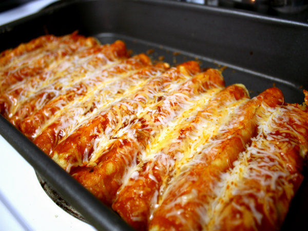 Chicken and Corn Enchiladas Chicken and Corn Enchiladas picture
