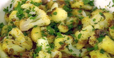 Cauliflower and Toasted Crumbs Cauliflower and Toasted Crumbs picture