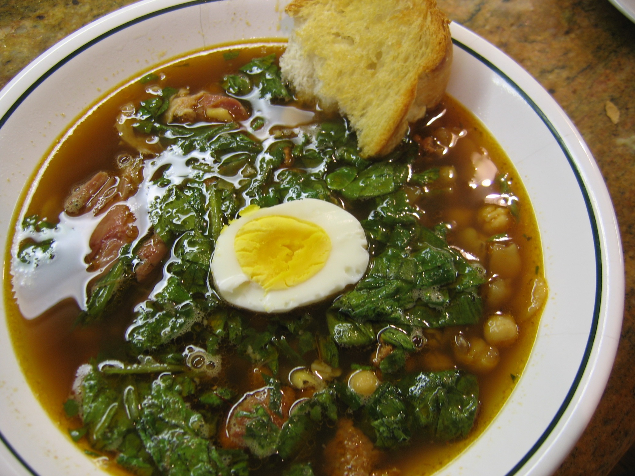 Fava Bean and Chickpea Soup from Andalusia Fava Bean and Chickpea Soup from Andalusia picture