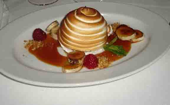 Flaming Baked Alaska Flaming Baked Alaska picture