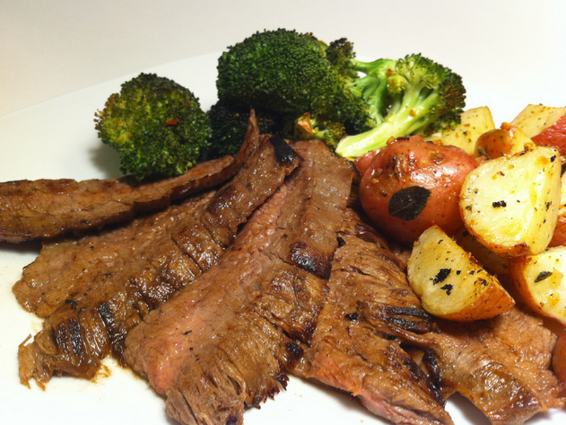 Broiled Flank Steak Broiled Flank Steak picture