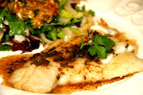 Flounder With Lemon Sauce Flounder With Lemon Sauce picture
