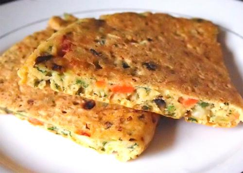 Fluffy Vegetable Omelette Fluffy Vegetable Omelette picture