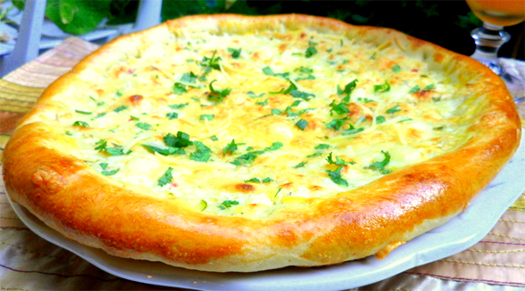Easy Four Cheese Pizza Easy Four Cheese Pizza picture