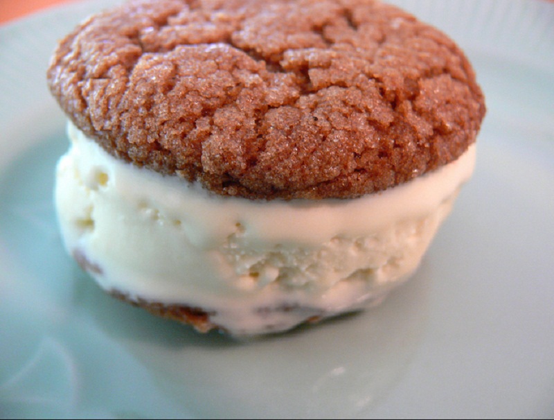 Fresh Baked Cookie Ice Cream Sandwich Fresh Baked Cookie Ice Cream Sandwich picture