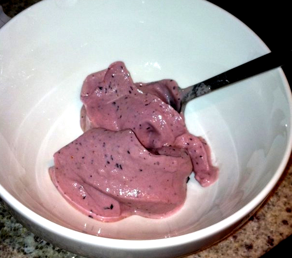 Fresh Blueberry Ice Cream Fresh Blueberry Ice Cream picture
