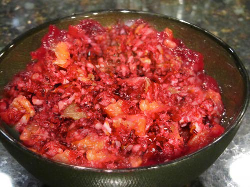 Fresh Cranberry Orange Relish Fresh Cranberry Orange Relish picture