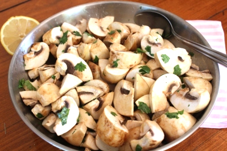 Fresh Mushroom Salad Fresh Mushroom Salad picture