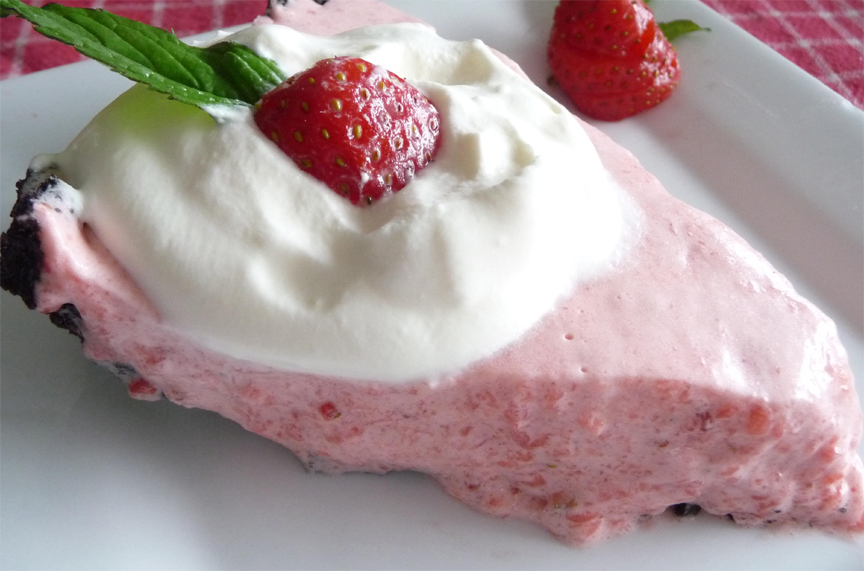 Fresh Strawberry Chiffon Dessert Fresh Strawberry Chiffon Dessert picture