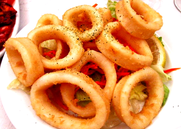 Fried Squid Rings Fried Squid Rings picture