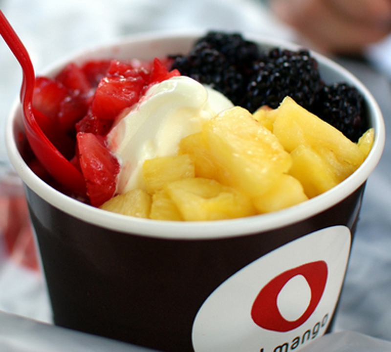 Frozen Cream With Fruit Frozen Cream With Fruit picture
