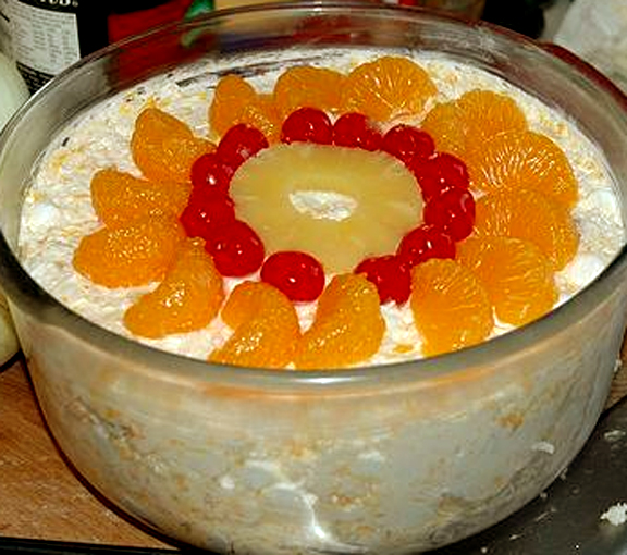 Canned Fruit Ambrosia Canned Fruit Ambrosia picture