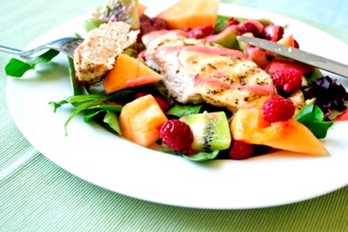 Fruit Garland Roast Chicken Fruit Garland Roast Chicken picture
