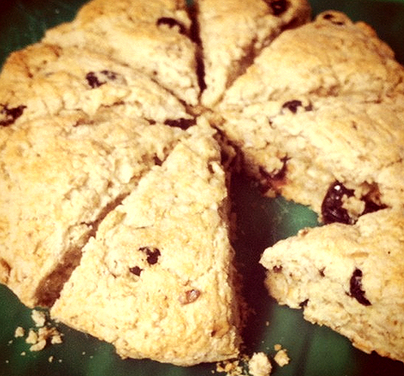 Fruited Oat Scones Fruited Oat Scones picture