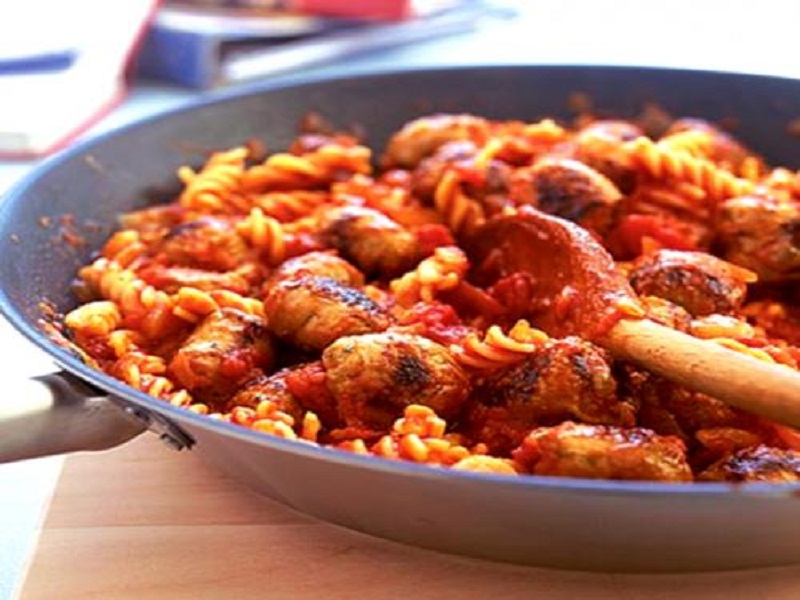 Fusilli with Tuna In A Herb Tomato Sauce Fusilli with Tuna In A Herb Tomato Sauce picture