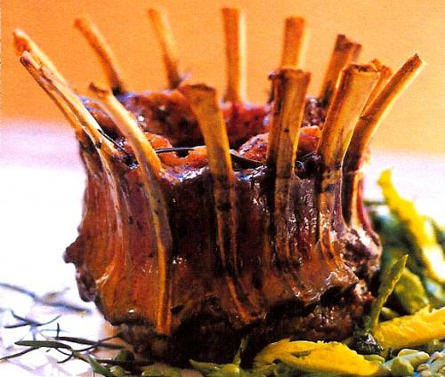 Garlic Flavored Crown Roast Of Lamb Garlic Flavored Crown Roast Of Lamb picture