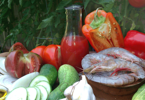 Molded Gazpacho Salad Molded Gazpacho Salad picture