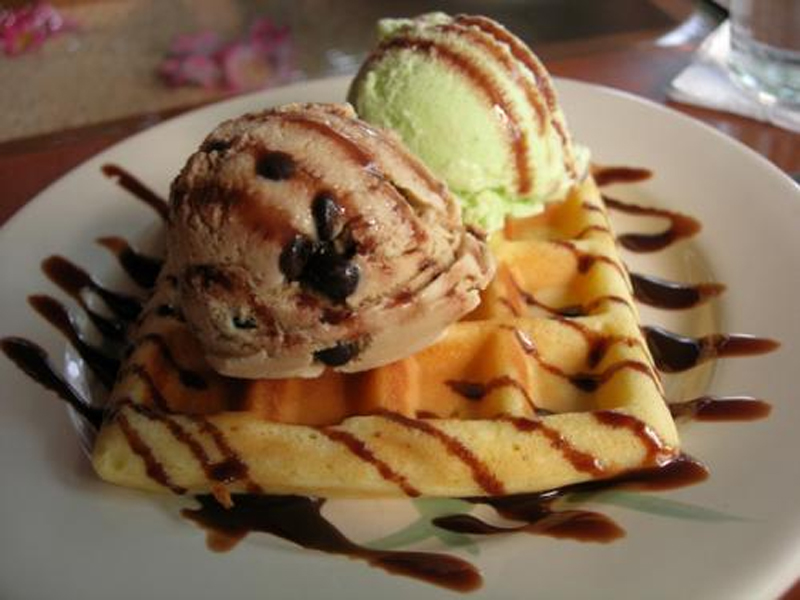 Ginger Dessert Waffles Ginger Dessert Waffles picture