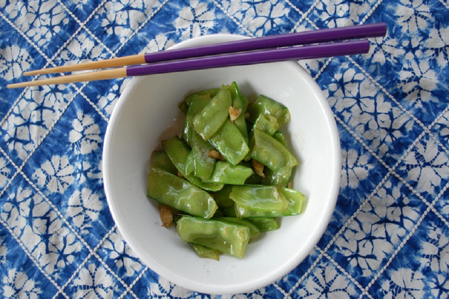 Ginger Flavored Snow Peas Ginger Flavored Snow Peas picture