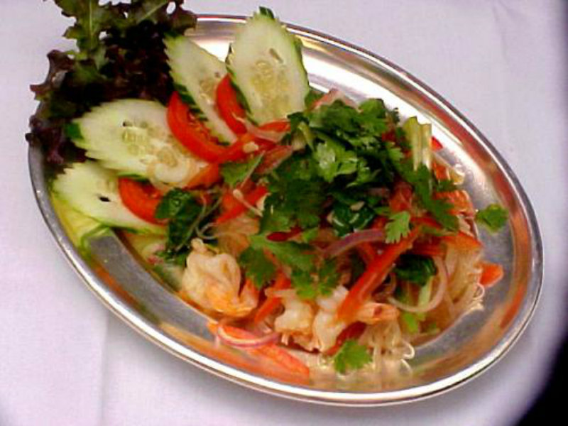 Chinese Noodle and Prawn Salad Chinese Noodle and Prawn Salad picture