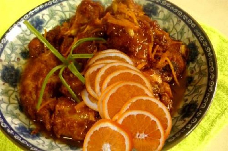 Glazed Pork Cubes Glazed Pork Cubes picture