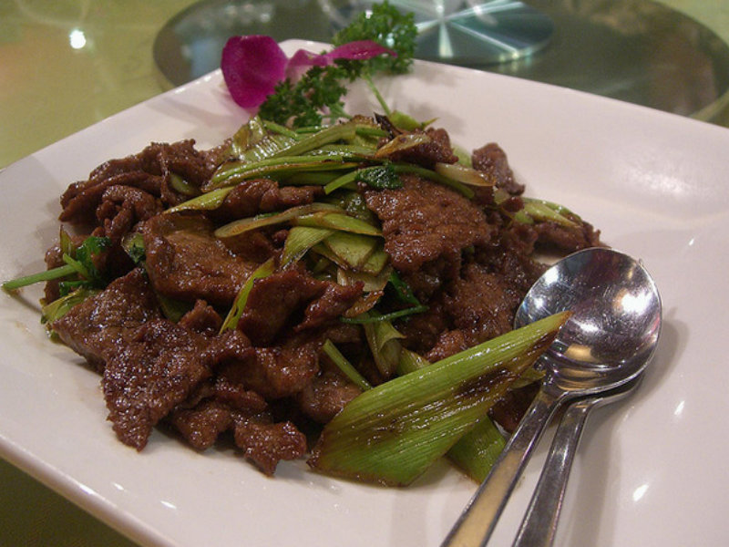 Peppery Lamb With Green Onions Peppery Lamb With Green Onions picture
