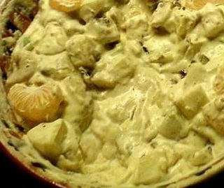 Grapes And Pineapple In Sour Cream Grapes And Pineapple In Sour Cream picture