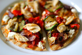 Veggie Pita Pizza Veggie Pita Pizza picture