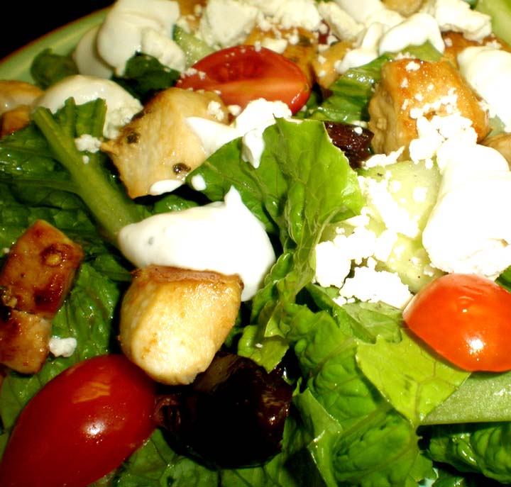 Warm Grecian Chicken Salad Warm Grecian Chicken Salad picture