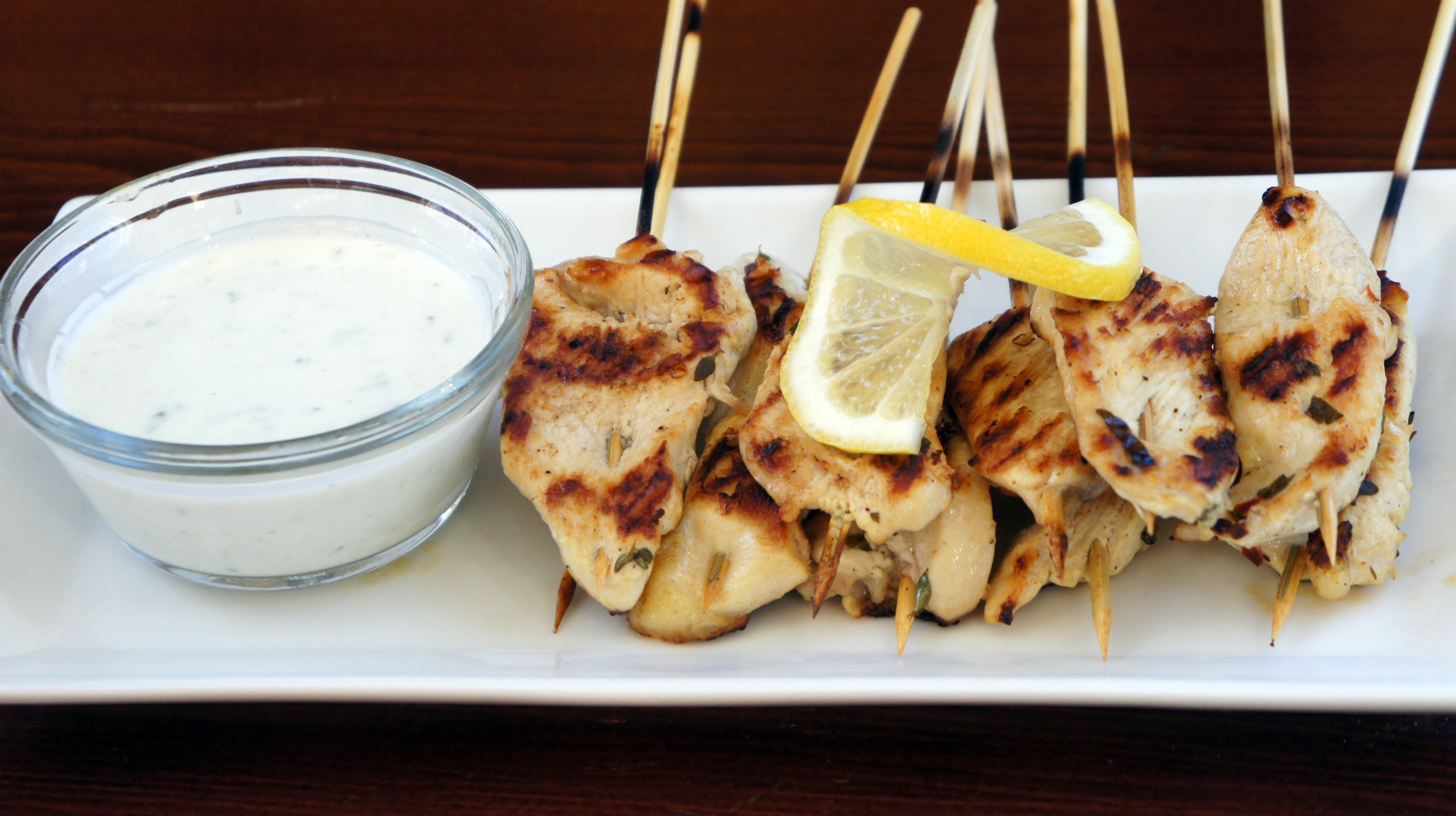 Greek Style Chicken with Tzatziki Sauce Greek Style Chicken with Tzatziki Sauce picture