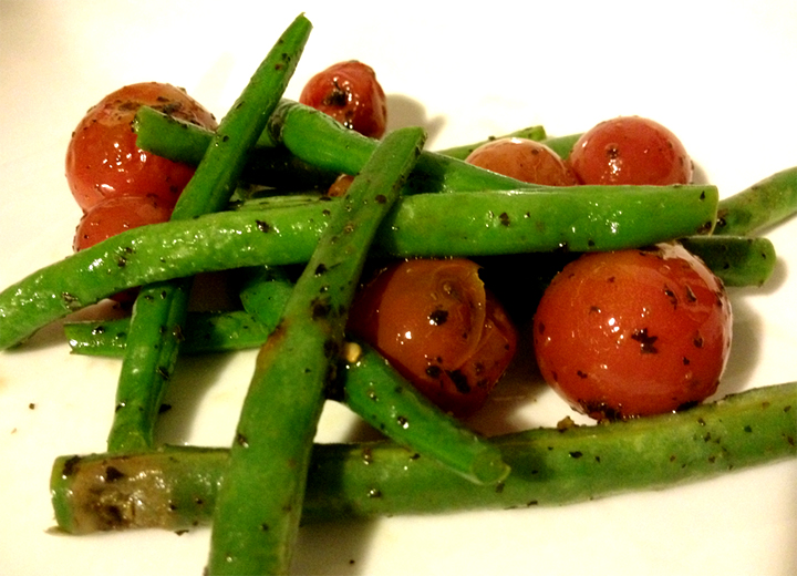 Garlic Green Beans And Tomato Garlic Green Beans And Tomato picture