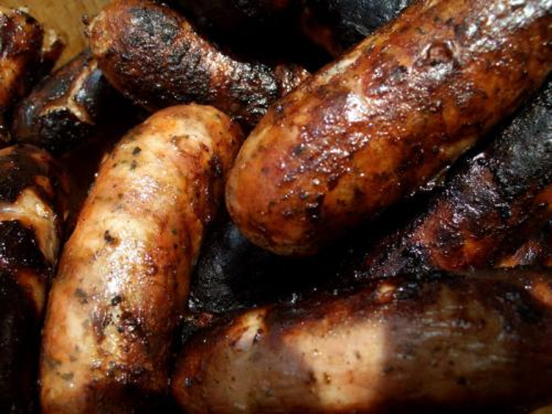 Grilled Beef Sausages Grilled Beef Sausages picture