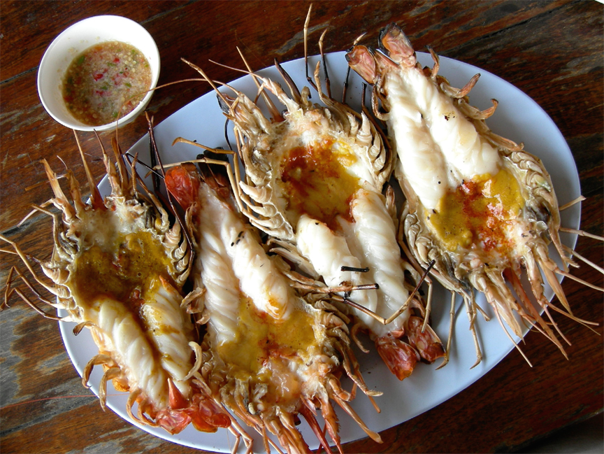 Grilled Giant Prawns Grilled Giant Prawns picture