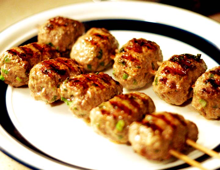 Grilled Lamb Kebabs Grilled Lamb Kebabs picture