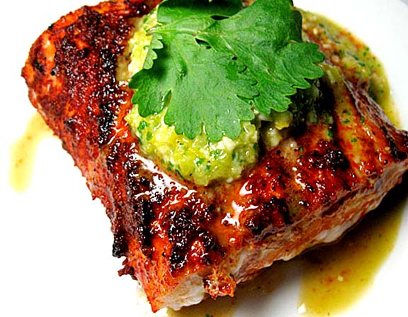 Grilled Mahi Mahi With Tangy Cilantro Sauce Grilled Mahi Mahi With Tangy Cilantro Sauce picture