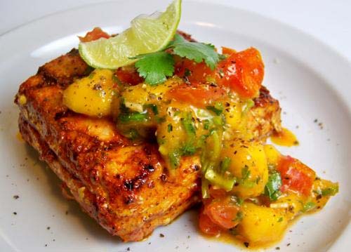 Grilled Salmon Cutlets Grilled Salmon Cutlets picture