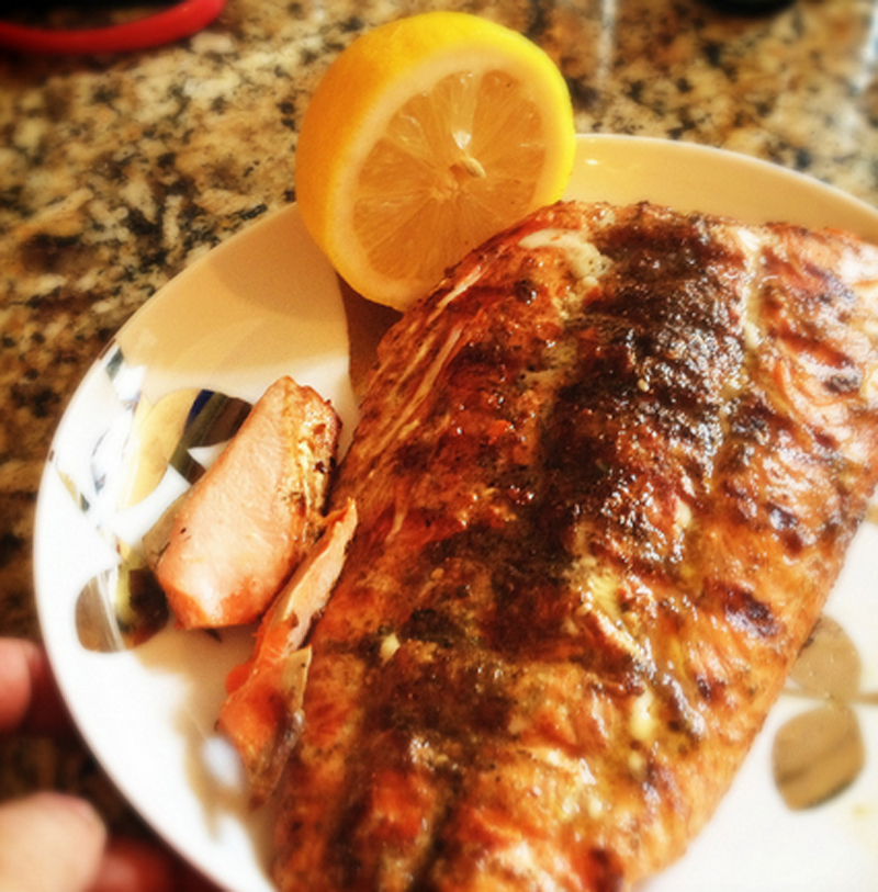 Phuket Grilled Smoked Salmon Phuket Grilled Smoked Salmon picture