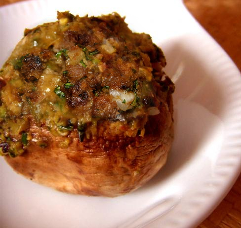 Grilled Stuffed Mushrooms Grilled Stuffed Mushrooms picture