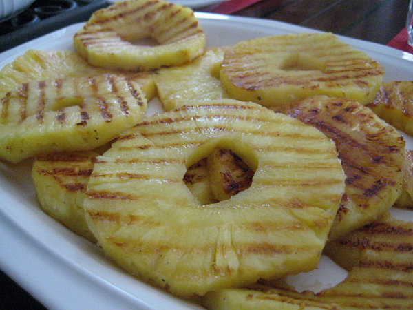 Grilled Pineapple Rings Grilled Pineapple Rings picture
