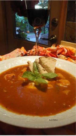 Diva's Gwen Saffroni Seafood Soup Diva's Gwen Saffroni Seafood Soup picture