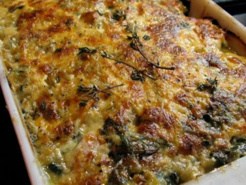 Smoked Haddock and Rice Layer Smoked Haddock and Rice Layer picture