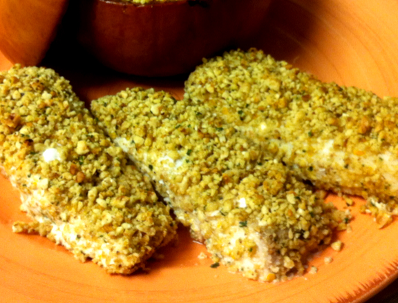 Halibut With Hazelnut Crust Halibut With Hazelnut Crust picture