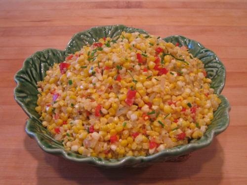 Herbed Tomato Corn And Pepper Saute Herbed Tomato Corn And Pepper Saute picture