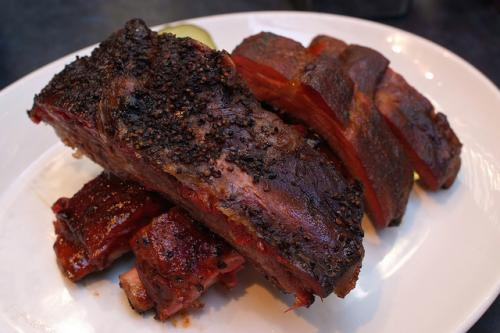 Hickory Smoked Spareribs Hickory Smoked Spareribs picture