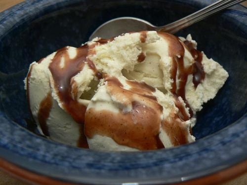 Honey Almond And Date Ice Cream Sauce Honey Almond And Date Ice Cream Sauce picture