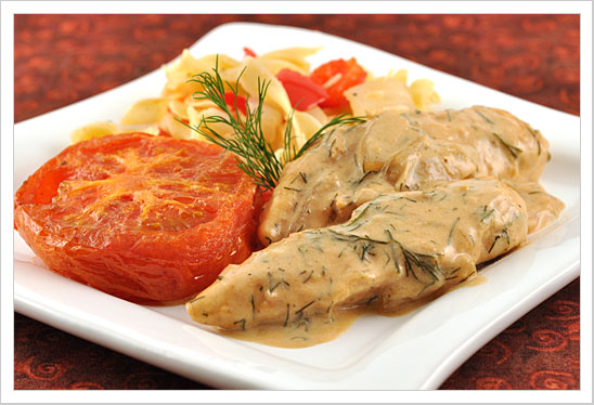 Honey Glazed Chicken in Dill Cream Sauce Honey Glazed Chicken in Dill Cream Sauce picture