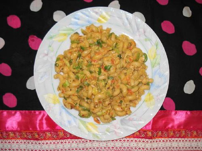 Hot Ham and Macaroni Salad Hot Ham and Macaroni Salad picture