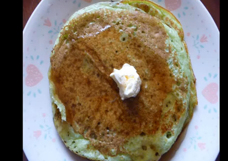 Green Tea Pancakes Green Tea Pancakes picture